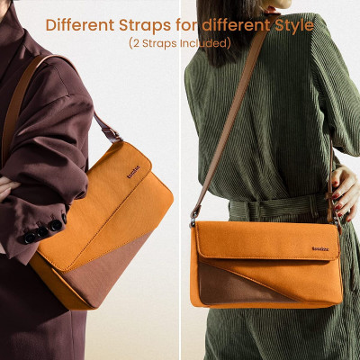 Túi Đeo Chéo Nữ Thiết Kế Thời Trang TOMTOC A0203O1 Orange - Hàng Chính Hãng