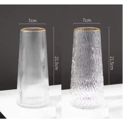 Lọ Hoa Thủy Tinh Trong Suốt & Bình Thủy Tinh Hổ Phách Cắm Hoa Trang Trí Nhà Cửa - HÀNG CHÍNH HÃNG MINIIN