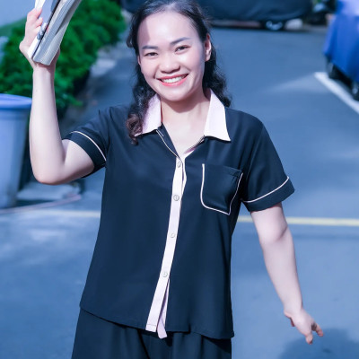 Áo Pijama LMcation Alia - Màu đen