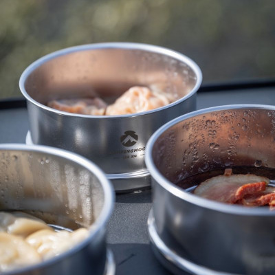 Combo hấp thức ăn Campingmoon S369 S362 W9 S-MG T-8-BC