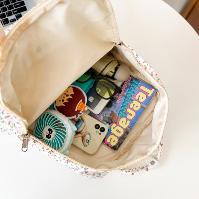 Balo đựng laptop 14 inch, ba lô sinh viên đựng máy tính vải polyester hoạt hình dễ thương IDIGO FBP6 - 3393