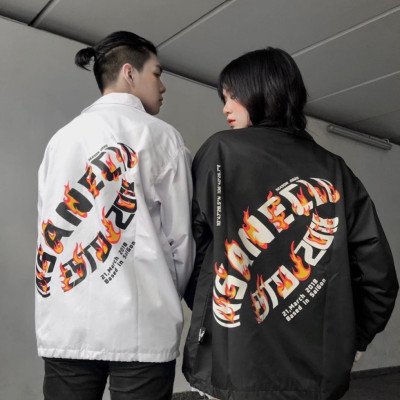 Aó khoác dù nam nữ , áo khoác gió nam nữ , áo khoác dù cặp đôi form rộng