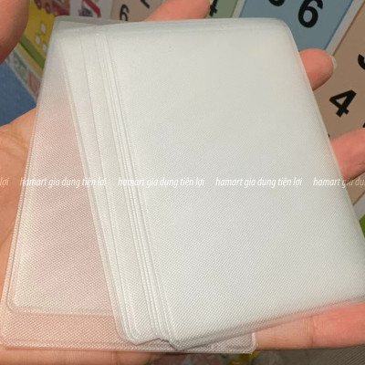 SET 2 Vỏ Bọc Thẻ Căn Cước Công Dân PVC Bán Trong Suốt Đựng CCCD Bằng Lái Xe Thẻ Ngân Hàng Card ATM