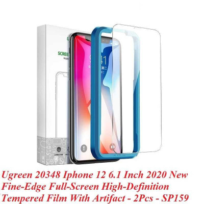 Ugreen UG20348SP159TK 2 miếng dán Iphone 12 Pro 6.1inch Trong suốt 9H cường lực bảo vệ chống rơi Full HD - HÀNG CHÍNH HÃNG