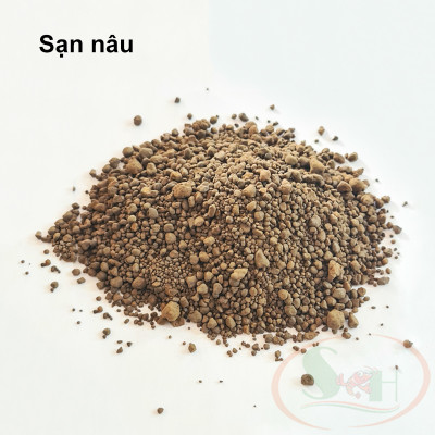 Sạn sỏi suối trải nền nâu đen / vàng kim sa / trắng ngà set bể thủy sinh cá tép cảnh