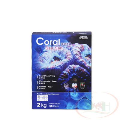 Muối biển Ista Coral Sea Salts khoáng dinh dưỡng bể cá biển rạn san hô nước mặn