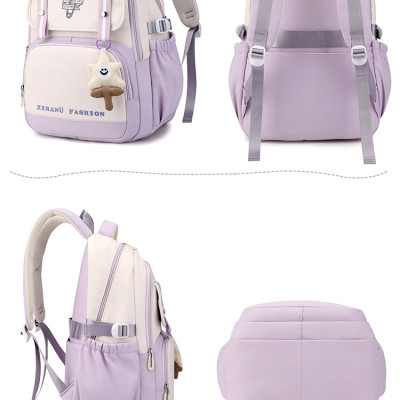 Balo đi học thời trang nữ phong cách nhật màu pastel kiểu dáng mới đựng laptop đi làm du lịch 9608