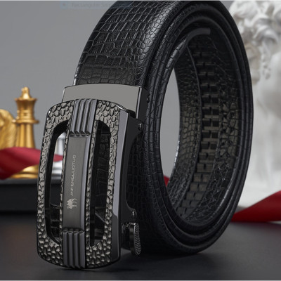 Thắt lưng nam da bò nguyên chất mặt khóa tự động hợp kim cao cấp