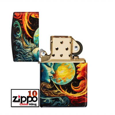 Bật lửa Zippo 46563 Sun and Moon Design - Chính hãng 100%