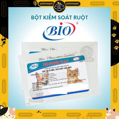 Bột Bio Scour Kiểm Soát Viêm Ruột, Tiêu Chảy, Ói Mửa Chó Mèo