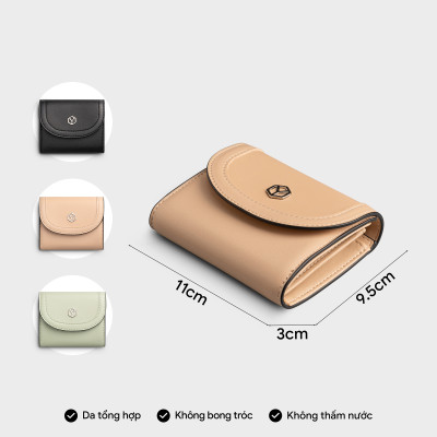 Ví Yuumy ( Thời trang nữ dáng ngắn nhỏ gọn xinh xắn - Ví da Seasand YV105 )