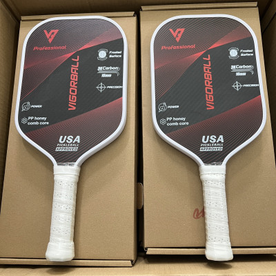 Vợt Pickleball Vigorball Professional dày 16mm nặng 230g, bề mặt carbon nhám bám bóng tặng kèm cuốn cán chặn mồ hôi tay, vợt pickleball phù hợp với mọi người chơi