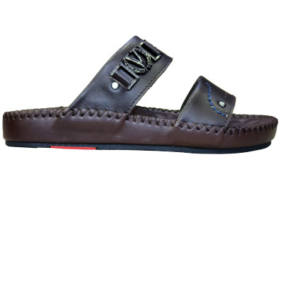 Dép nam quai ngang HÀ NAM da bò thật cao cấp DN2072