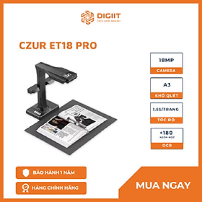 Máy scan thông minh ET18 Pro-Czur - Hàng Chính Hãng