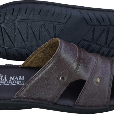 Dép bít mũi nam da bò thật HÀ NAM cao cấp GSB2041