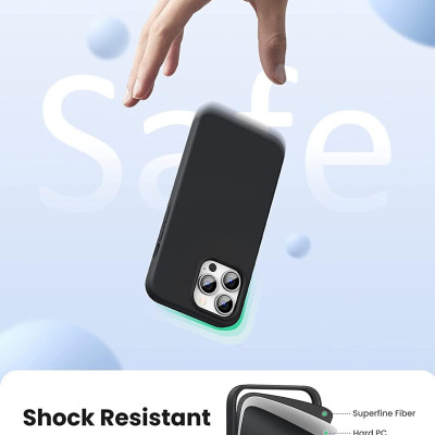 Ugreen UG80678LP546TK Navy Blue Silicone Ốp Lưng Iphone 13 Pro Max 6.7inch - HÀNG CHÍNH HÃNG