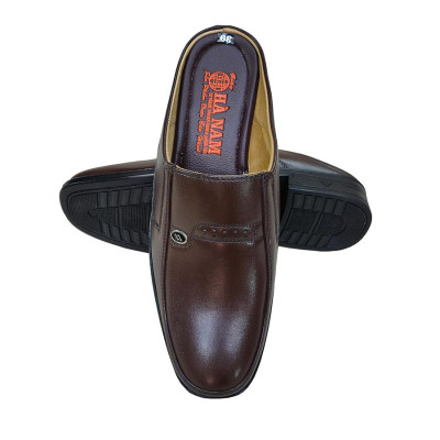 Dép bít mũi nam,Sabo nam HÀ NAM da bò thật cao cấp GSB20156