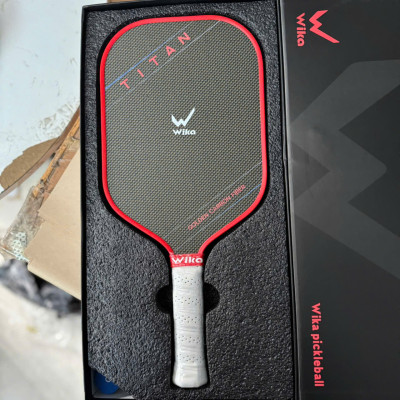 Vợt Pickleball Wi-ka TITAN - Mặt vợt Titanium Vàng, Tăng cường độ bền,Tối ưu trọng lượng