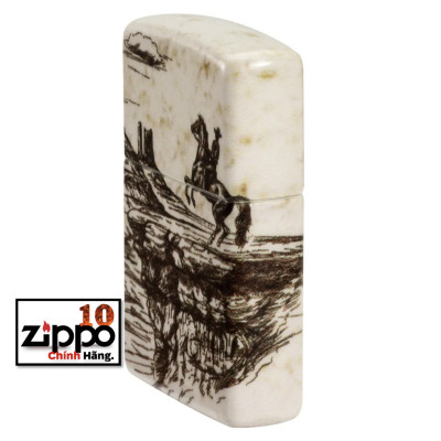 Bật lửa Zippo 48518 Wild West Scene Design - Chính hãng 100%