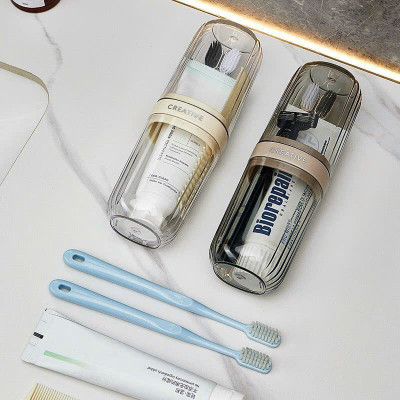 Hộp Đựng Bàn Chải Kem Đánh Răng Có Thể Làm Cốc Nước Súc Miệng Tiện Lợi Đi Du Lịch - Hộp ĐỰng Bàn Chải Du lịch Đa Năng - Hàng Chính Hãng MINIIN