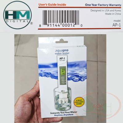 Bút đo TDS HM Aquapro AP-1 Digital Meter test chất rắn hòa tan nước bể thủy sinh cá tép thủy canh