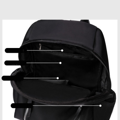 Balo Nữ Cao Cấp, Balo Hàn Quốc Dây Kéo Đôi Cho Nữ Vải Oxford Chống Thấm, Ngăn Chứa Rộng Rãi