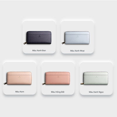 Ví Yuumy ( Thời trang nữ kiểu cầm tay dáng dài - Ví da Seasand YV62 )
