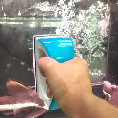 Lau kính nam châm Vipsun VS 103 - Chùi hít kiếng nam châm - Dụng cụ vệ sinh hồ cá bể cá 