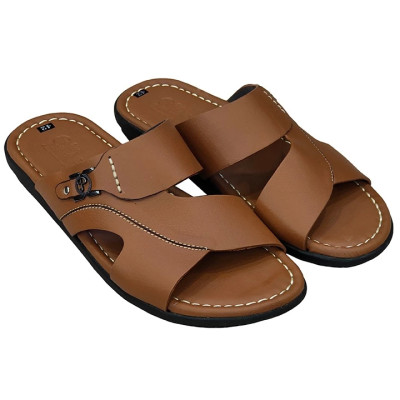 Dép Nam Quai Ngang HA NAM Da Bò Thật Cao Cấp DN2074