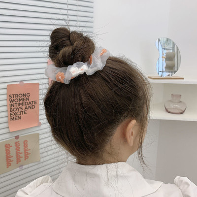 Dây buộc tóc - Scrunchies hoa thêu mẫu mới hàng đẹp HD63