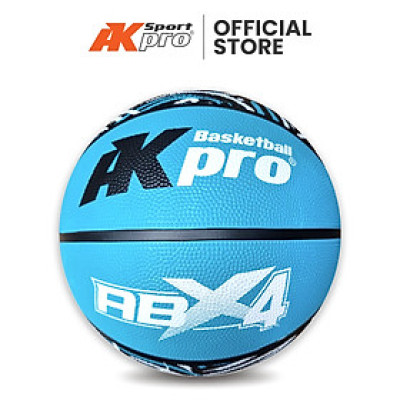 Bóng rổ Cao su AKpro ABX4 - màu Xanh - size 5, 6, 7 - Chính hãng