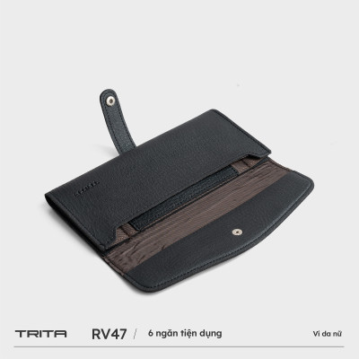 Ví Trita ( Thời trang nữ dáng dài cầm tay cao cấp - Ví da RV47 )