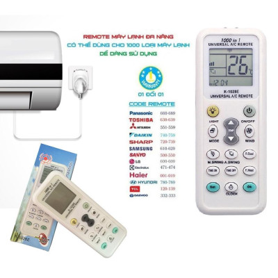 (Clip HDSD) Remote điều khiển máy lạnh đa năng 1000 tần số cho các hãng sản xuất vn, thái lan, nội địa nhật (HDSD TV)