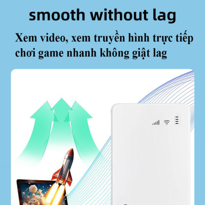 Cục phát wifi từ sim 4G kiêm pin sạc dự phòng TP10000, bộ phát wifi di động tốc độ cao 300Mbps, sử dụng mọi loại sim - Hàng nhập khẩu