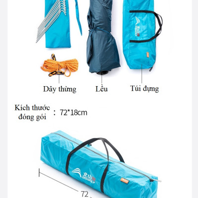 Lều cắm trại tự bung , lều du lịch dã ngoại dành cho 3-4 người, chống thấm nước -ZL033