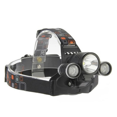 Đèn Pin Đội đầu 3 Bóng Sạc Tích Điện - Tặng Kèm Pin - Hàng chính hãng 