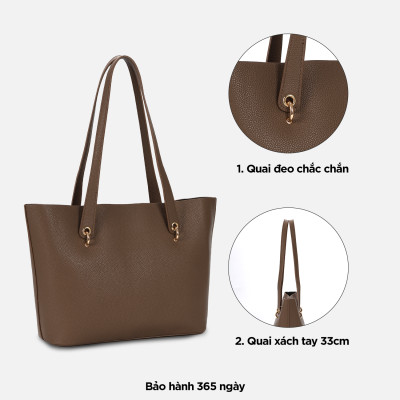 Túi xách nữ đeo vai công sở IDIGO FB2 - 6026, túi đựng tài liệu phom lớn thanh lịch