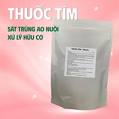 THUỐC TÍM KMnO4 sát trùng ao nuôi