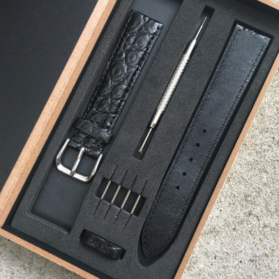 Dây Da Đồng hồ Cá sấu Xuất Khẩu 