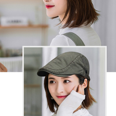 Mũ Lưỡi Trai Nam Phong Cách, Mũ Mỏ Vịt Phong Cách Hàn Quốc Phù Hợp Với Mọi Lứa Tuổi, Mũ Beret Chất Liệu Vải Kaki Cao Cấp Có Thể Điều Chỉnh Size