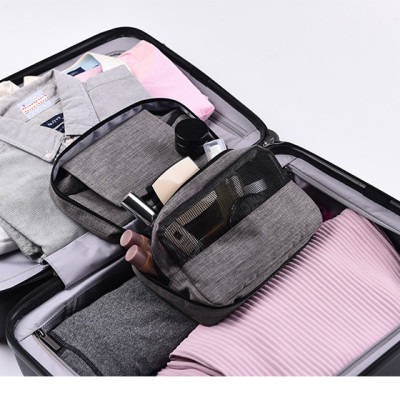 Túi đựng mỹ phẩm, đồ trang điểm, đồ dùng vệ sinh cá nhân đi du lịch - Màu Đỏ