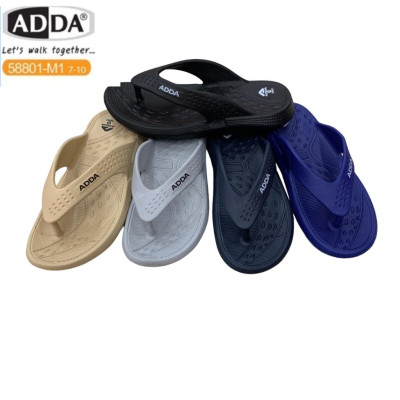 Dép nam xỏ ngón nhựa đúc  liền khối ADDA Thái Lan 58801