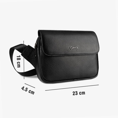 Túi đeo chéo nam thời trang da bò Mill TZ02