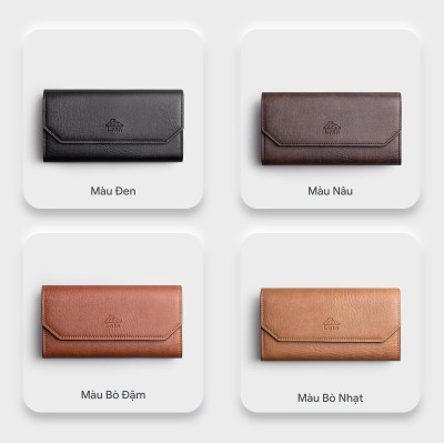 Ví Lata ( Thời trang nữ cầm tay dáng dài - Ví da VN69 )