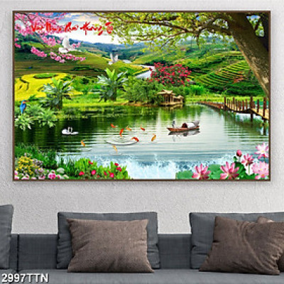 Tranh dán tường phong thủy