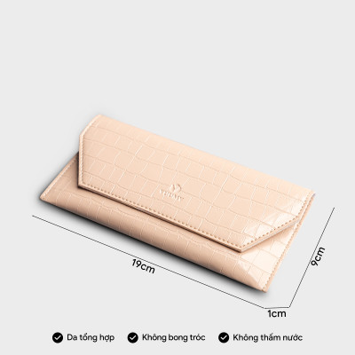 Ví Yuumy ( Thời trang nữ kiểu cầm tay dáng dài - Ví da Verein YV94 )