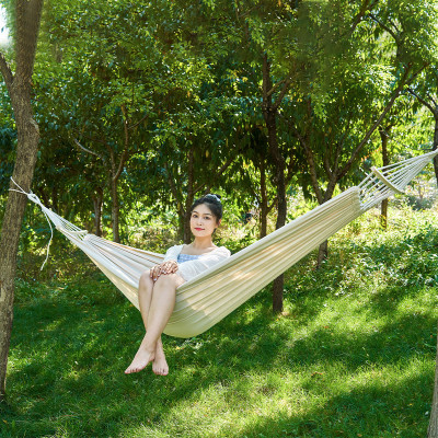 Võng vải canvas Suncojia chịu lực 200kg tiện lợi cho du lịch cắm trại sân vườn