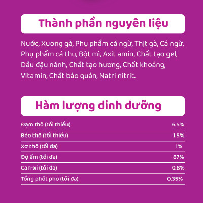 [Combo 12 Gói] Thức Ăn Cho Mèo WHISKAS 1+ years Vị Cá Ngừ, Gà 80g/Gói