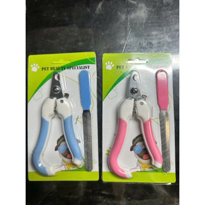 Kéo cắt móng có dũa móng cho chó mèo (màu giao ngẫu nhiên) Thú Cưng