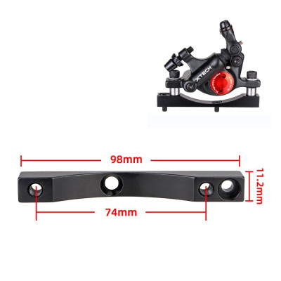 Kẹp phanh đĩa thủy lực kéo trước / sau với bộ điều hợp cho xe máy điện Xiaomi Mijia M365